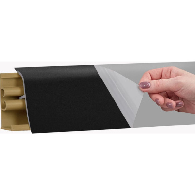 Плинтус KORNER LB 38 12 черный 3.0 м 12 38-12