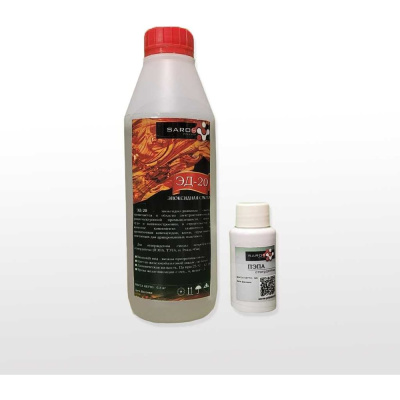 Эпоксидная смола Saros Polymer ЭД-20 500 г + пэпа 50 г