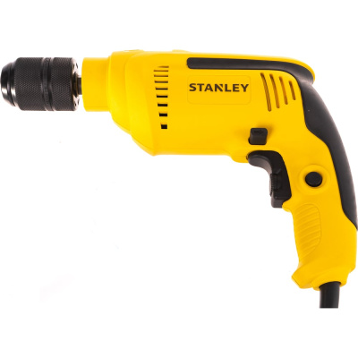 Ударная дрель Stanley SDH700C снабжена быстрозажимным патроном, благодаря чему смена оснастки не занимает много времени