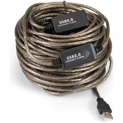 Удлинитель активный ExeGate USB2.0-repeater EX-UAE-AMAF-25.0 Am Af, 25м