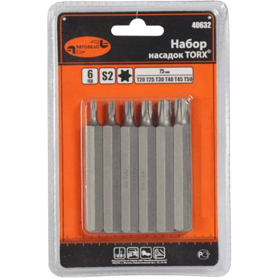 Набор звездочек TORX (6 шт; 75 мм) АвтоDело