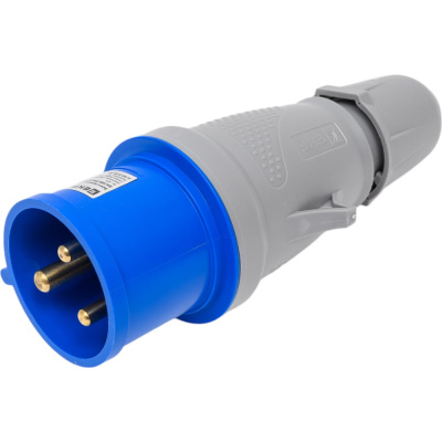 Вилка переносная 023 2Р+РЕ 32А 220В IP44 PROXIMA EKF