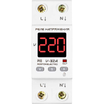 Реле напряжения ROSTOKELECTRO RE 46-220