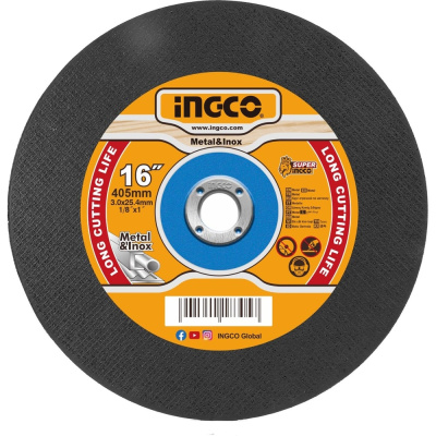 Круг отрезной INGCO 41 405x3.0x25.4 A 30 RBF Metal