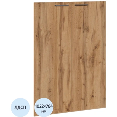 Двери низкие К-Loft 2 шт. 241H006 764х1022 дуб натуральный