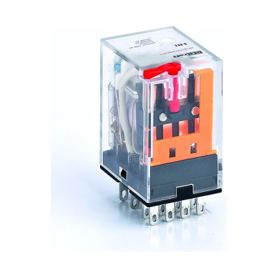 Промежуточное реле Dekraft ПР-102, 3 А, 110 В DC, 4 контакта, LED, TEST