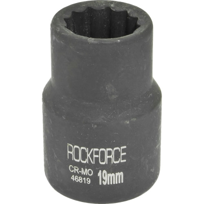 Ударная двенадцатигранная торцевая головка Rockforce RF-46819(27132)
