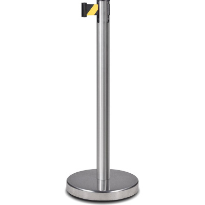 Стойка ограждения Rusbarrier BSLN-227625 yellow/black