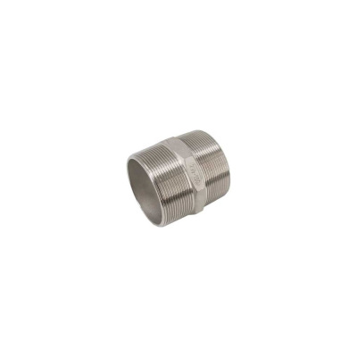 Ниппель резьбовой NEWKEY нержавеющая сталь AISI316 DN65 (2 1/2), (CF8M), PN16 NK-NM65/6