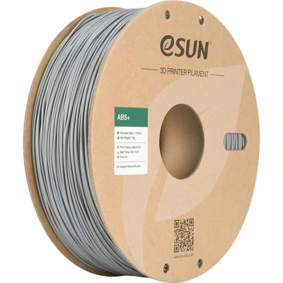Пластик катушка ESUN ABS 1.75 мм 1кг,серебр(ABS+175S1P1) (Silver)