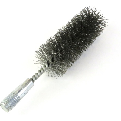 Щетка ерш трубный EuroBrush Д40, ворс гофр сталь 0,30, посадка М12 резьба (14-540) кордщетка ершик