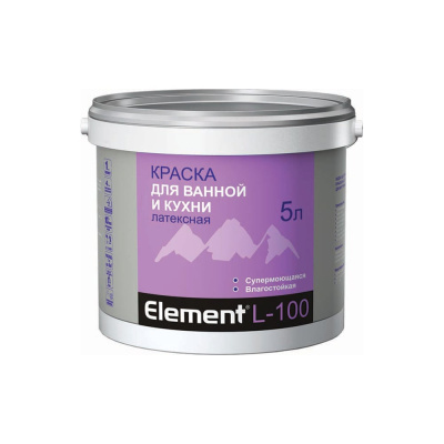 Краска латексная ALPA Элемент L-100 база С 1,8 л (2,45 кг)