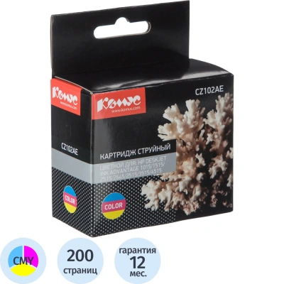 Картридж струйный Комус 650 CZ102AE цв. для DJ Ink Advantage 2515/3515