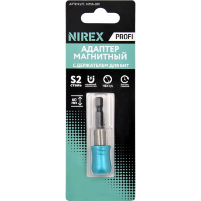 Адаптер магнитный для бит NIREX Profi с держателем NMA-001