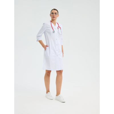 Халат женский TRUD RS72621, белый, M (44-46)