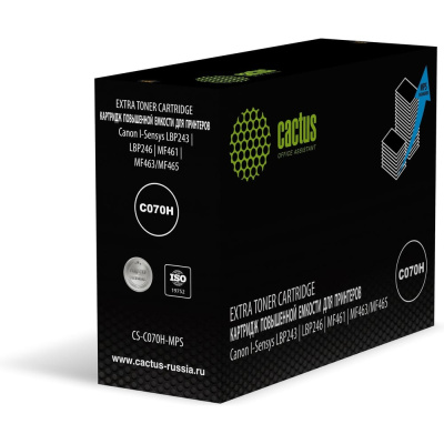 Картридж лазерный CS-C070H-MPS 070H черный (18000стр.) для Canon i-Sensys LBP243/LBP246/MF461 Cactus