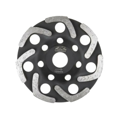 Чашка алмазная шлифовальная бумеранг 125x22.2 мм GEPARD