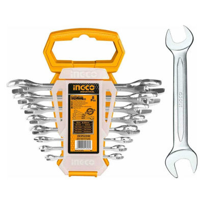 Набор рожковых гаечных ключей INGCO 6-22мм