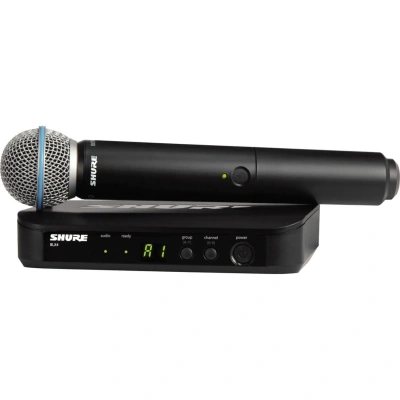 Радиосистема Shure BLX24E/B58-M17, 1-каналь,с капсюлем динамич мкф BETA 58