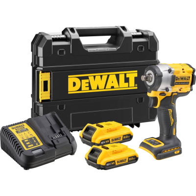 Аккумуляторный бесщеточный гайковерт Dewalt DCF921D2T-QW