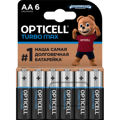 Батарейки OPTICELL Turbo Max AA 6 шт