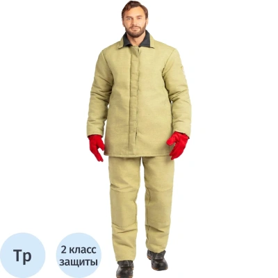 Костюм сварщика брезентовый утепл. КБР (арт.КС02ПР) 44-46/182-188