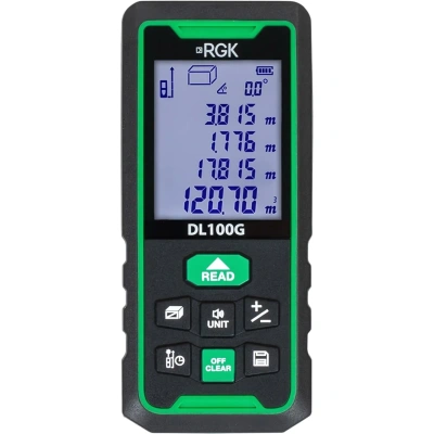 Лазерный дальномер RGK DL100G 778190