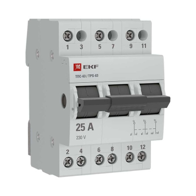 Трехпозиционный переключатель EKF ТПС-63 PROxima TPS325
