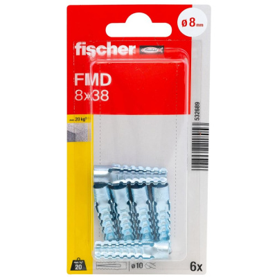 Дюбель распорный fischer металл FMD 8x38 K 6