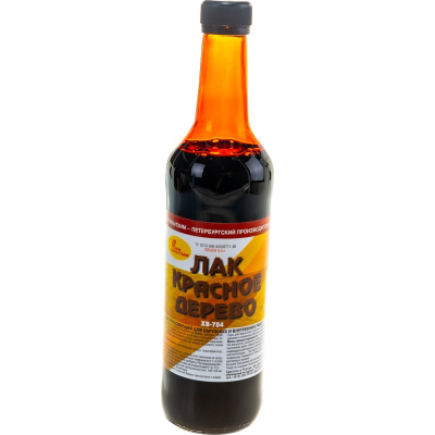 Лак ХВ-784 НОВБЫТХИМ красное дерево 0,5л 12
