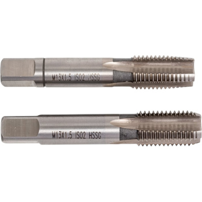 Метчик VOLKEL М13 шаг 1.5мм комплект из 2-х шт. DIN2181 HSS-G
