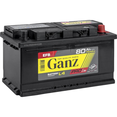 Аккумулятор Ganz PRO-Line EFB 80 А/ч обратный R+ 315x175x175 L4 EN 750 А