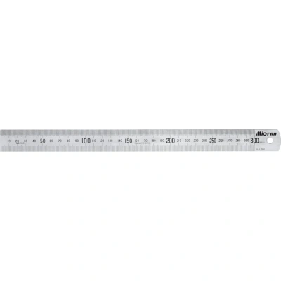 Линейка измерительная 300х25,4 мм металлическая Micron 34311