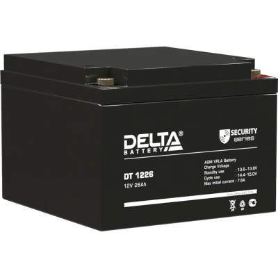 Батарея для ИБП Delta DT 1226 12В/26. болт М6(167x175x126мм)