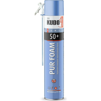Полиуретановая монтажная бытовая всесезонная пена KUDO HOME 50+