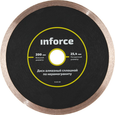 Сплошной алмазный диск по керамограниту Inforce 11-01-511