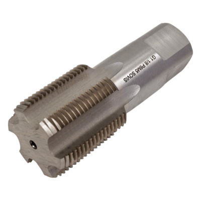 Трубный цилиндрический метчик SOVIS м/р G 1 1/8" Р6М5 комплект из 2-х