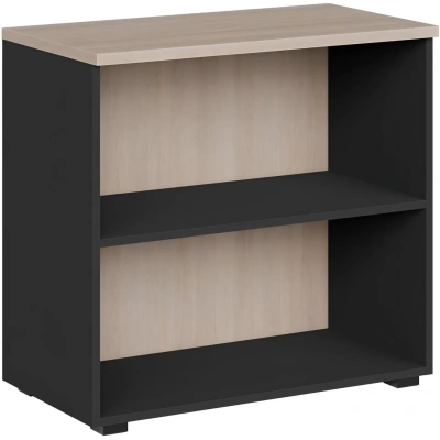 Стеллаж для документов низкий К-Loft 241H004 выс.738 дуб скандинав./графит