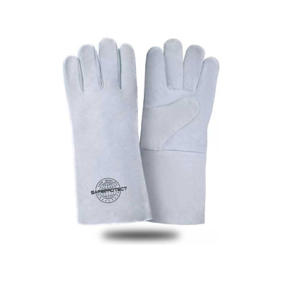 Краги спилковые Safeprotect КАРЕЛИЯ серые (без подкладки) р 10.5, 1 пара