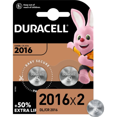 Литиевые батарейки Duracell, 2016 3V 2шт