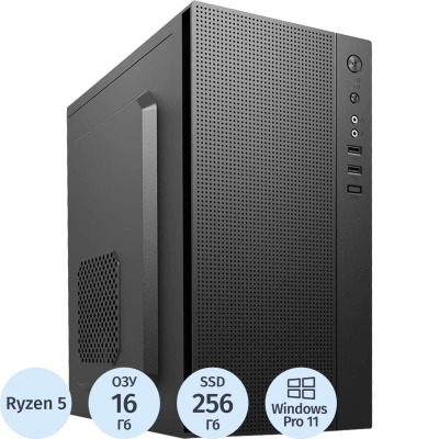Системный блок Bigtech(11154328)R5 5600G/Gigabyte A520M K V2/16/SSD256/W11P
