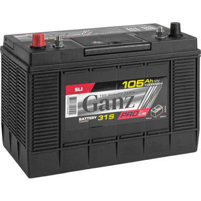 Аккумулятор Ganz PRO-Line DIN 105 А/ч универсальный L(+) 331x175x241 31S EN 1000 А