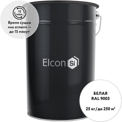 Краска по бетону для наружных работ Elcon BT RAL 9003 белая, (RAL 9003), 25 кг