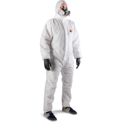 Защитный дышащий комбинезон из нетканого материала Jeta Safety SMS, разм.4XL/58-60, JPC35-4XL