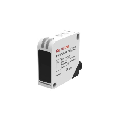 Оптический датчик диффузный Lanbao PTE-BC200DFB-E2, Sn=2000 мм, PNP / NPN NO/NC (Програм)10...30DC, разъем М12