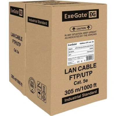 Кабель ExeGate UTP4-C5e-CCA-S24-IN-LSZH-OR-305 UTP