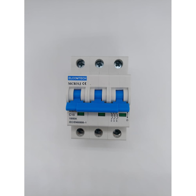 Автоматический выключатель ELCOMTECH MCB31J-10-3C10AC УТ-00026499