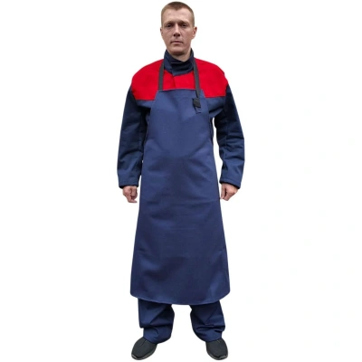 Фартук специальный т.син, 450 гр, 100% х/б
