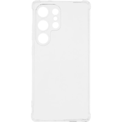 Чехол накладка PERO силикон для Samsung S25 Ultra прозрачный усиленный