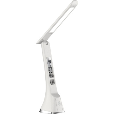 Настольный светильник Ultraflash UF-821 C01 белый (Led, 7Вт, дисплей,смена цвет.темп, кожа)